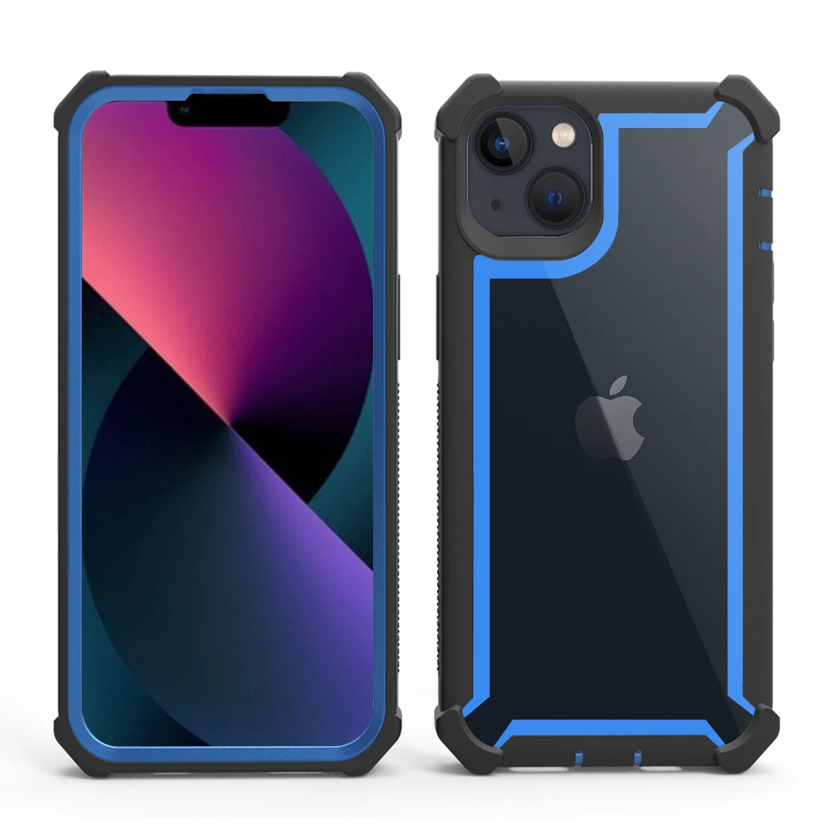 Transparent Phone Case For iPhone 17 Pro 15 14 13 12 11 16 XS 7 8 Plus SE 2022 Hybrid Rugged Anti Shock Doom Armor Cover Cases