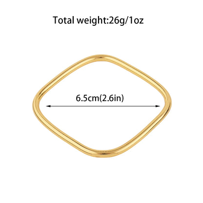 Bracelets Woman Gold Plated Simple Hip-hop Punk Personality Fashion High Stainless Steel Italian Men Sale Jewelry Accessories