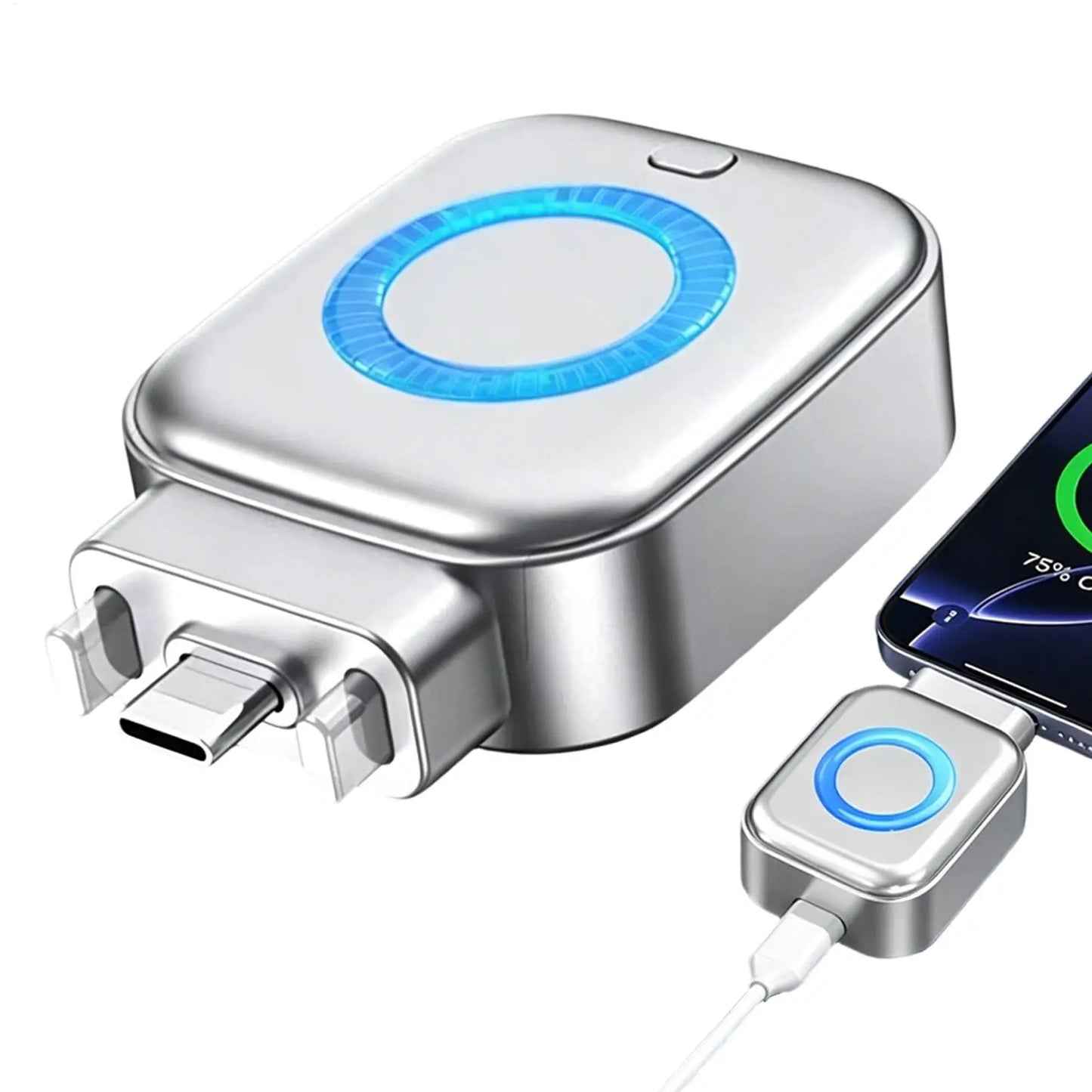 USB C Phone Fully Charged Intelligent Separator Type-C 140W Fast Charging Adapter Phones Full Charge Auto Power Cut Off Charger