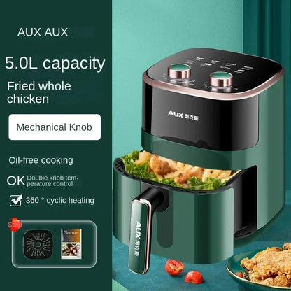 220V AUX Air Fryer and Oven Combo: Multifunctional, Fully Automatic, No Oil Technology, Easy-to-clean FC