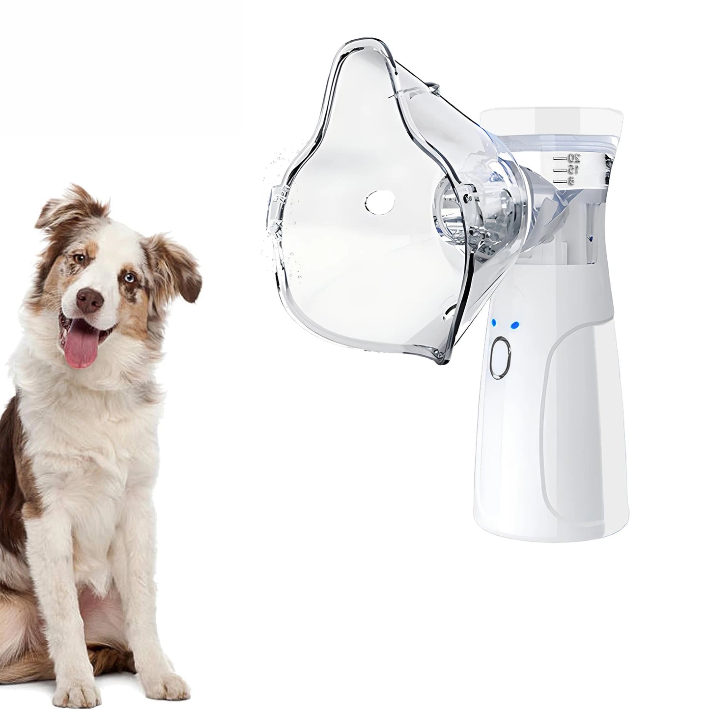 Veterinary Animals Aerosol Chamber Pet Asthma Inhaler Spacer Devices for Pet Cats Dogs Nebulizer