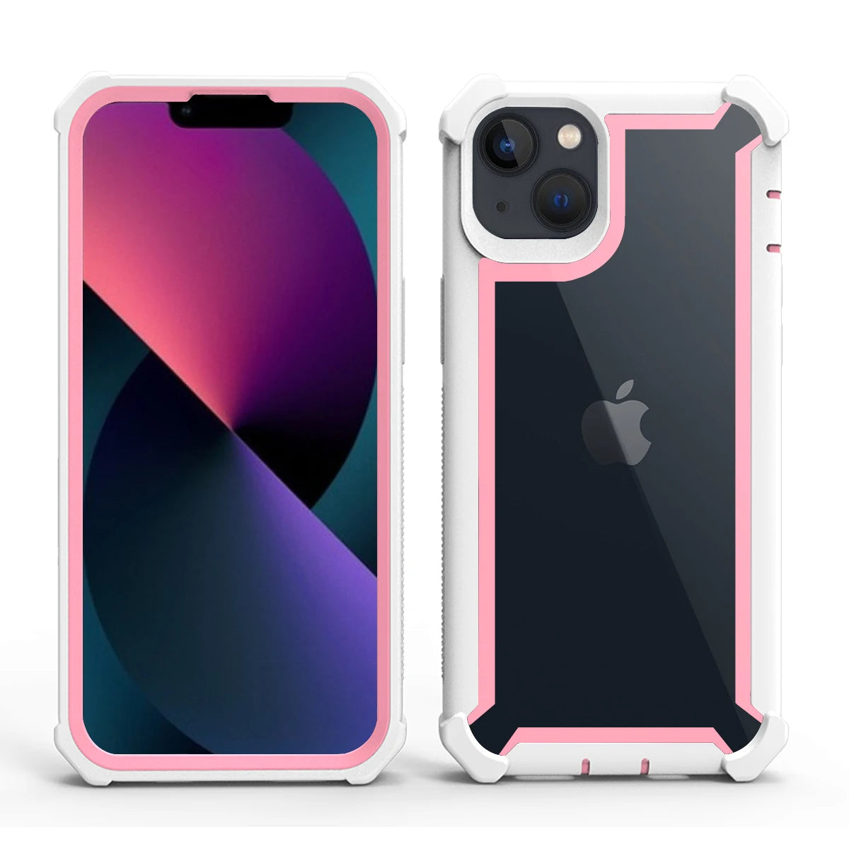 Transparent Phone Case For iPhone 17 Pro 15 14 13 12 11 16 XS 7 8 Plus SE 2022 Hybrid Rugged Anti Shock Doom Armor Cover Cases