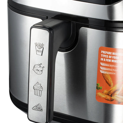 1800W Air Fryer Freidora De Aire 7.7L Large Capacity Multi Purpose Cooker With 360 Degree Hot Air Circulation And Low Oil