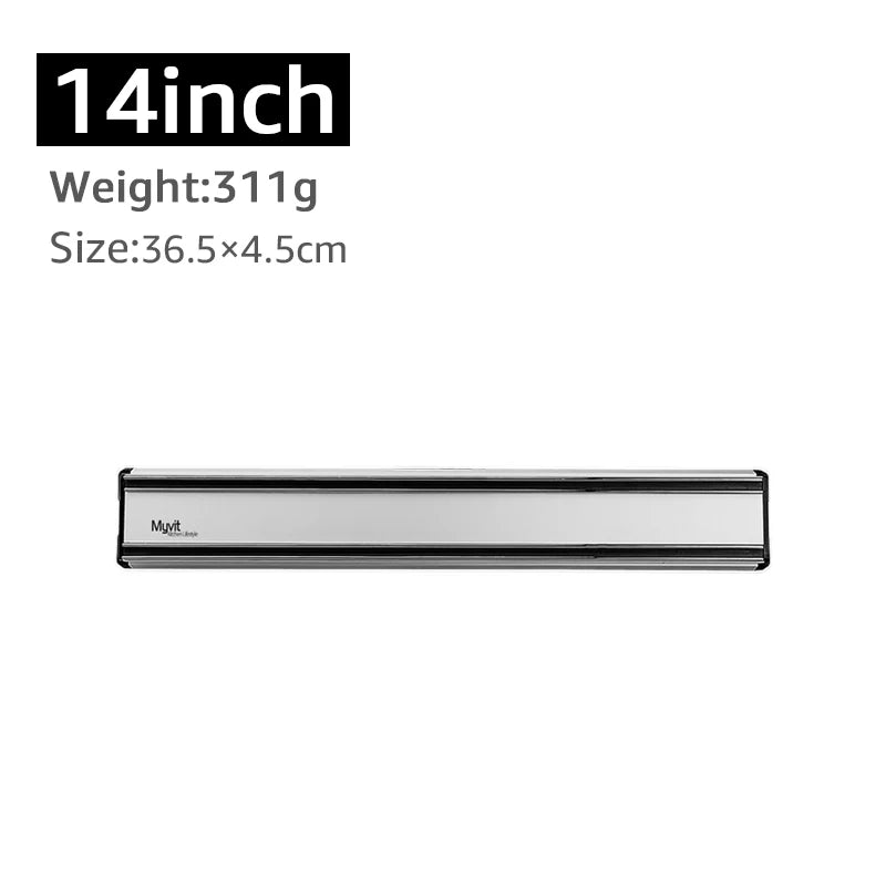 Kitchen Wall Mounted Magnetic Knife Holder  Absorbent Simple Multifunctional Shelf Strip Kitchen Accessories Organizer
