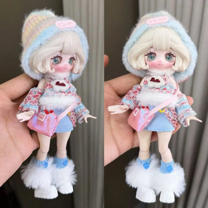 Accessories Casual Wears Elegant Dresses Humanoid Dress Up OB11 Clothes Set Handmade Cotton Cloth Princess Skirt DIY