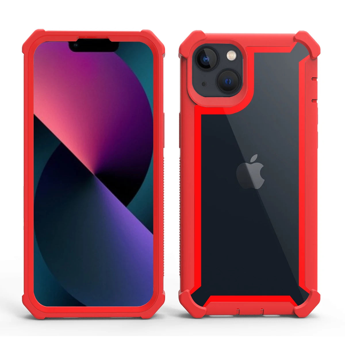 Transparent Phone Case For iPhone 17 Pro 15 14 13 12 11 16 XS 7 8 Plus SE 2022 Hybrid Rugged Anti Shock Doom Armor Cover Cases
