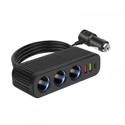 New Car Charger For Phones 120W Plug And Play Charger Splitter Overcharge Protection Charger Adapter PD QC3.0 Car Charger