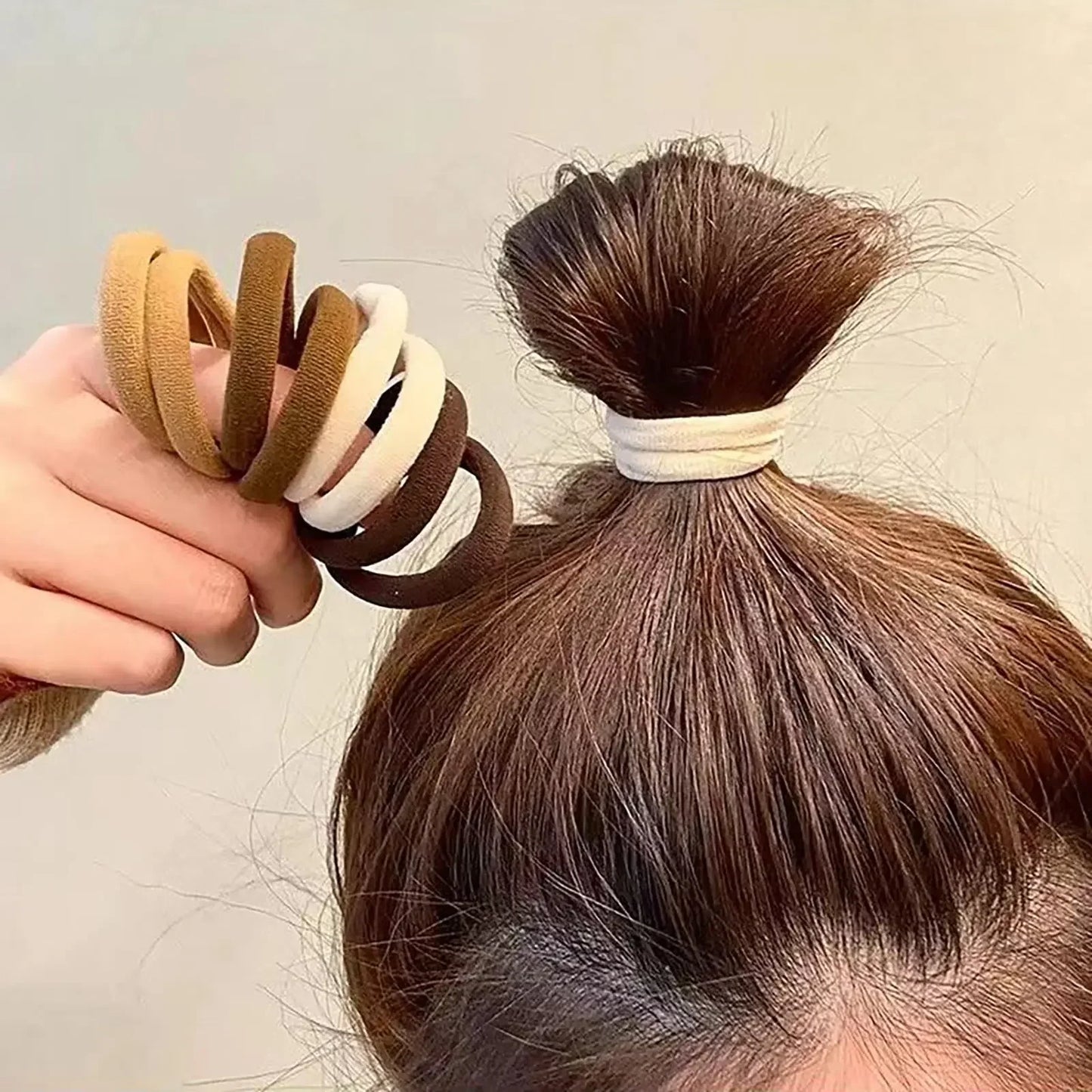 30-200pcs Hair Accessories for Women girl Basic Hair Bands Headband Hair Ropes Ties Ponytail Holder Simple and Fashionable Nylon
