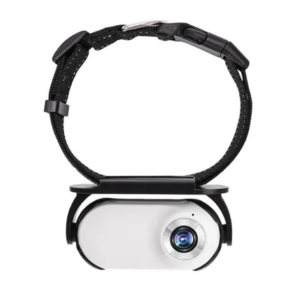 Pet Collar Camera for Pet Camera and Monitor with Wide Angle Lens, Mini Portable Stabilized Sports Body Camera White-A79U