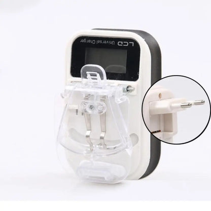 Universal Battery USB Charger with LCD Indicator Screen US / EU Plug Charging Adapter For Removable Extra Phone Battery