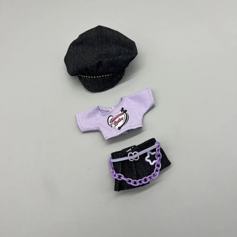 Accessories Casual Wears Elegant Dresses Humanoid Dress Up OB11 Clothes Set Handmade Cotton Cloth Princess Skirt DIY
