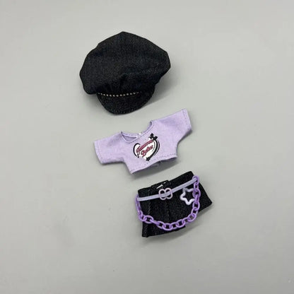 Accessories Casual Wears Elegant Dresses Humanoid Dress Up OB11 Clothes Set Handmade Cotton Cloth Princess Skirt DIY