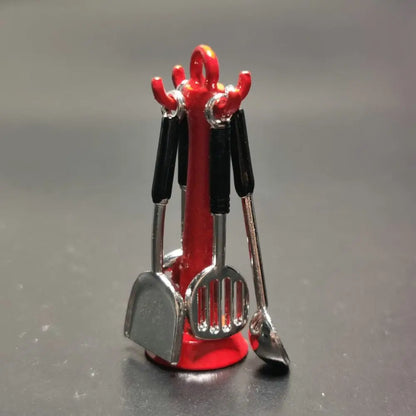Kettle Mini Kitchen Utensils Sets Cookware 1:12 Scale Mini Kitchen Cooking Kit Alloy Doll Kitchen Set Kids Playing House Toys