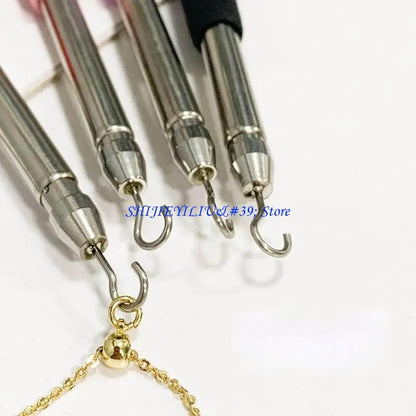 E21F Bracelet Accessories Wear Bracelet Button Hook Accessories Ladies Jewelry Wrist Bracelet Accessories Auxiliary Artifact