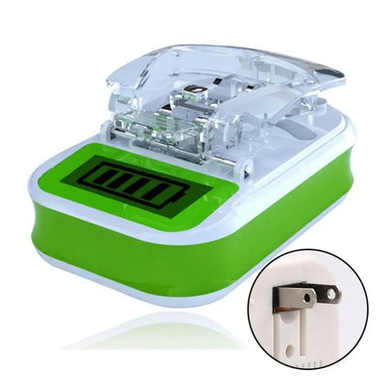 Universal Battery USB Charger with LCD Indicator Screen US / EU Plug Charging Adapter For Removable Extra Phone Battery