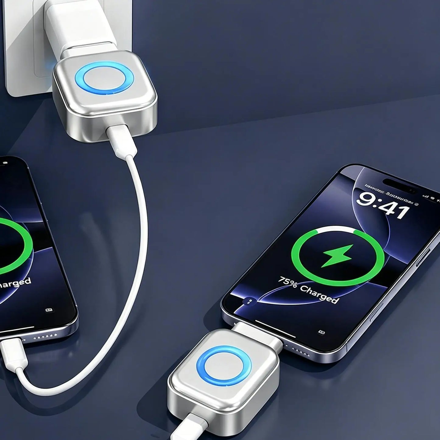 USB C Phone Fully Charged Intelligent Separator Type-C 140W Fast Charging Adapter Phones Full Charge Auto Power Cut Off Charger