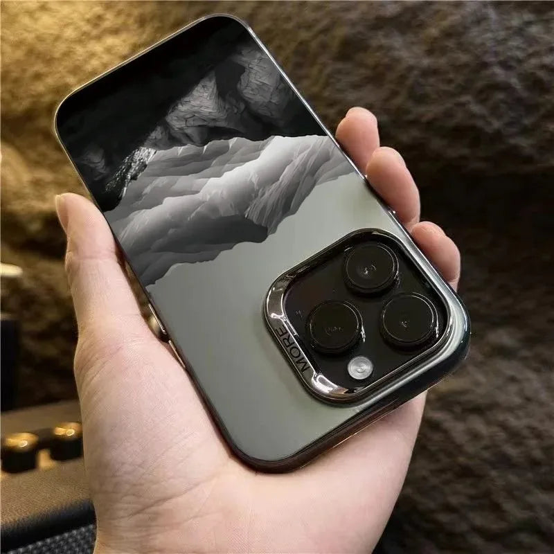 Phone Case For iPhone 16E Cases For iPhone 16 15 14 13 11 12 Pro Max 16 15 14 Plus New Colorful Mountain View Print Phone Cover