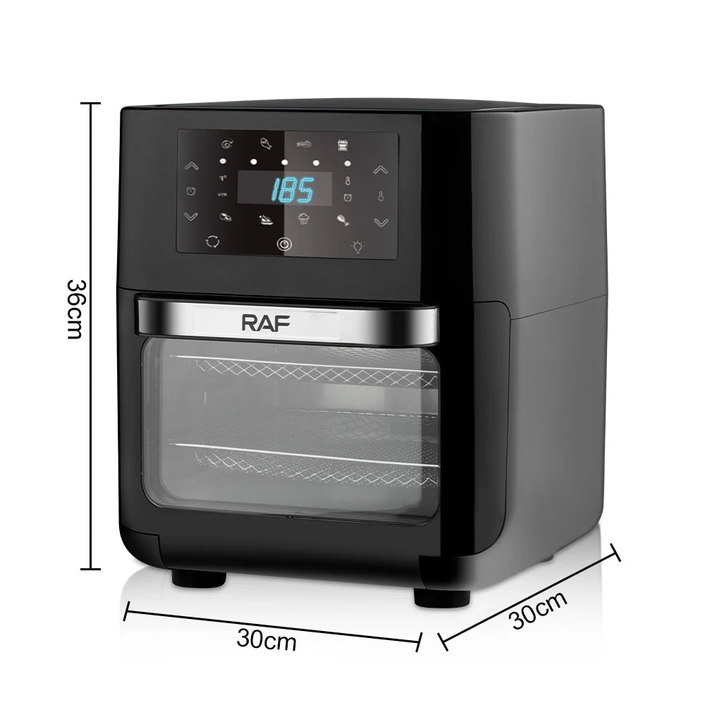 1700W Air Fryer 12L Multifunctional Cooking Appliance With 360 Degree Hot Air Circulation Oil Free Healthy Frying Easy Clean