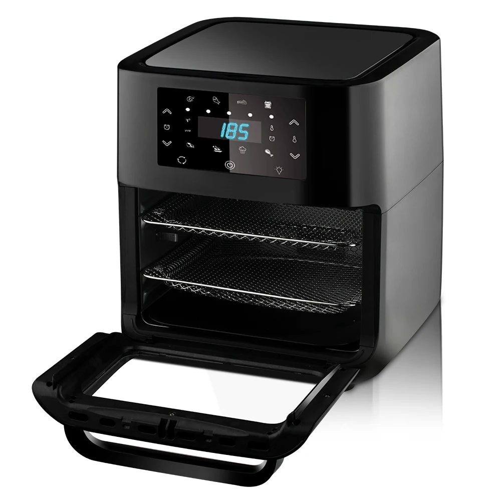 1700W Air Fryer 12L Multifunctional Cooking Appliance With 360 Degree Hot Air Circulation Oil Free Healthy Frying Easy Clean
