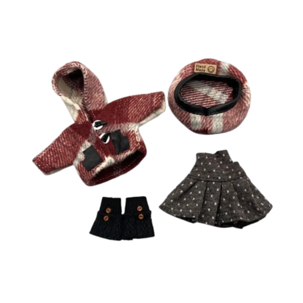 Accessories Casual Wears Elegant Dresses Humanoid Dress Up OB11 Clothes Set Handmade Cotton Cloth Princess Skirt DIY