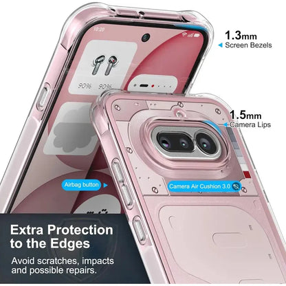 For Nothing Phone 4A 4 A Case For Phone4A Reinforced Corners Soft Clear TPU Shockproof Mobile Phone Cases Back Cover Coque Funda